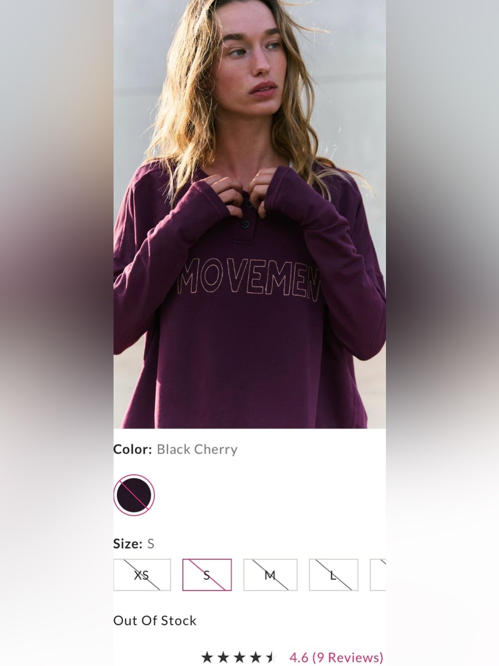 ❌ SOLD ❌ Free People Movement ~ Now Or Never Layer ~ Small ~ NWT ** - Picture 8 of 12